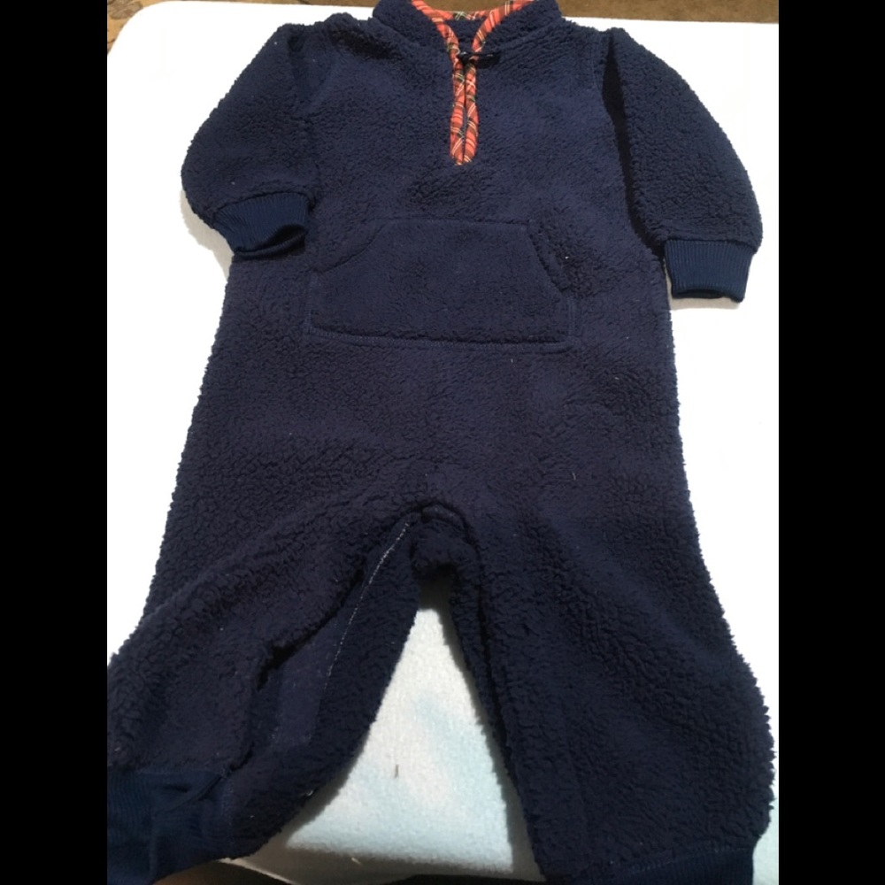 Boys one piece chunky fleece outfit carters 9 mon